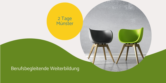 2 Stühle stehen nebeneinander, Beratungssituation